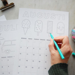 Ritkalender för 2020 | Måla kalender, för barn och vuxna